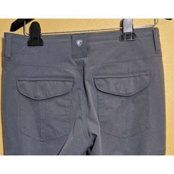 Kuhl Womens Pants 6 Gray Convertible Capris Roll Up Cargo 108846 21F 6326 Gorp - Picture 3 of 9